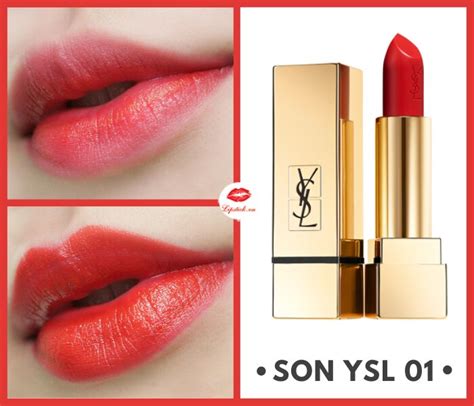 Son YSL Màu Le Rouge 01 – Đỏ Tươi Huyền Thoại